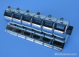 Desktop counter bank of 6